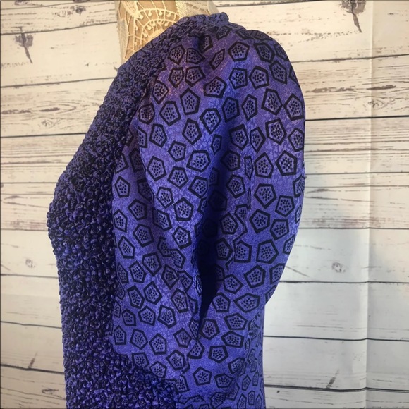 Plaza south vintage dress 
Screaming 80’s dress 
In purple with black - Picture 9 of 16